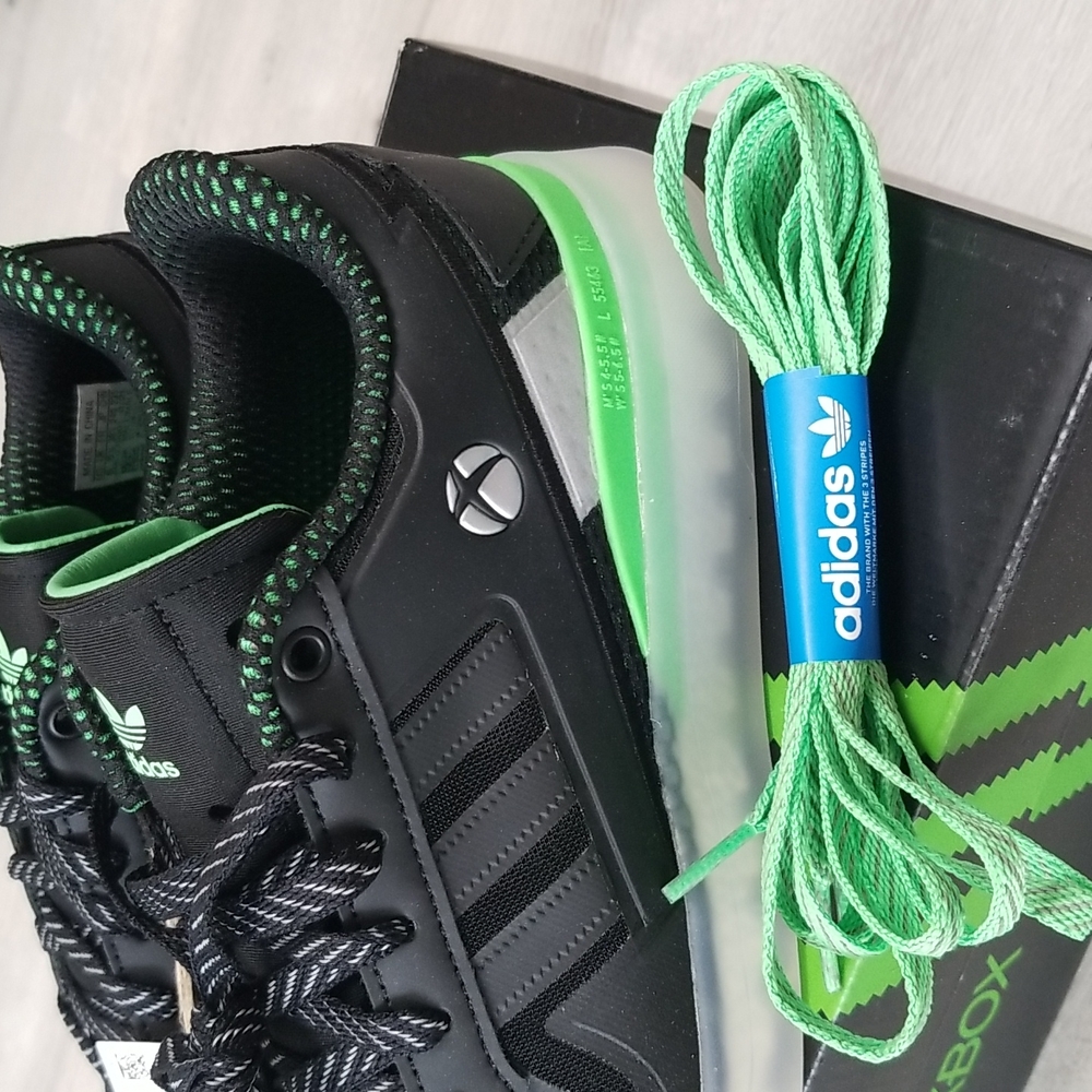 ADIDAS XBOX FORUM TECH BOOST X CORE BLACK & CUSTOMIZED - Picture 8 of 9